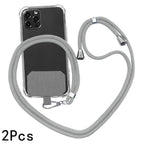 Universal crossbody patch phone lanyards