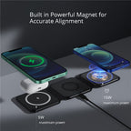 Foldable 3-in-1 wireless charger