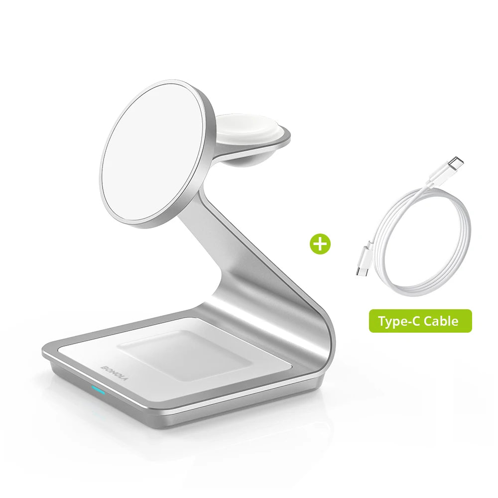 3-in-1 Magnetic Wireless Charger