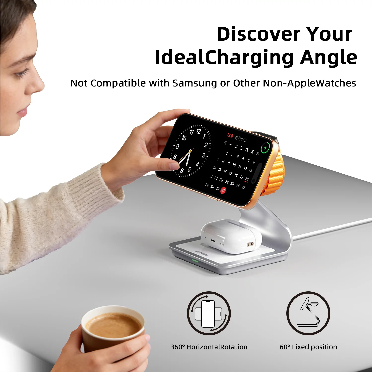 3-in-1 Magnetic Wireless Charger