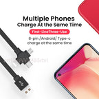4in1 Retractable Charging Cable